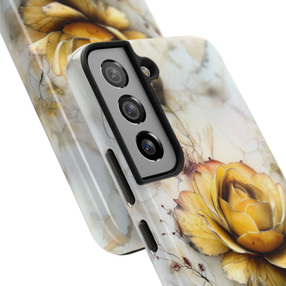 Elegant nature-inspired phone case with blooming flower