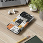 Minimalist phone case filled with adorable cartoon cats